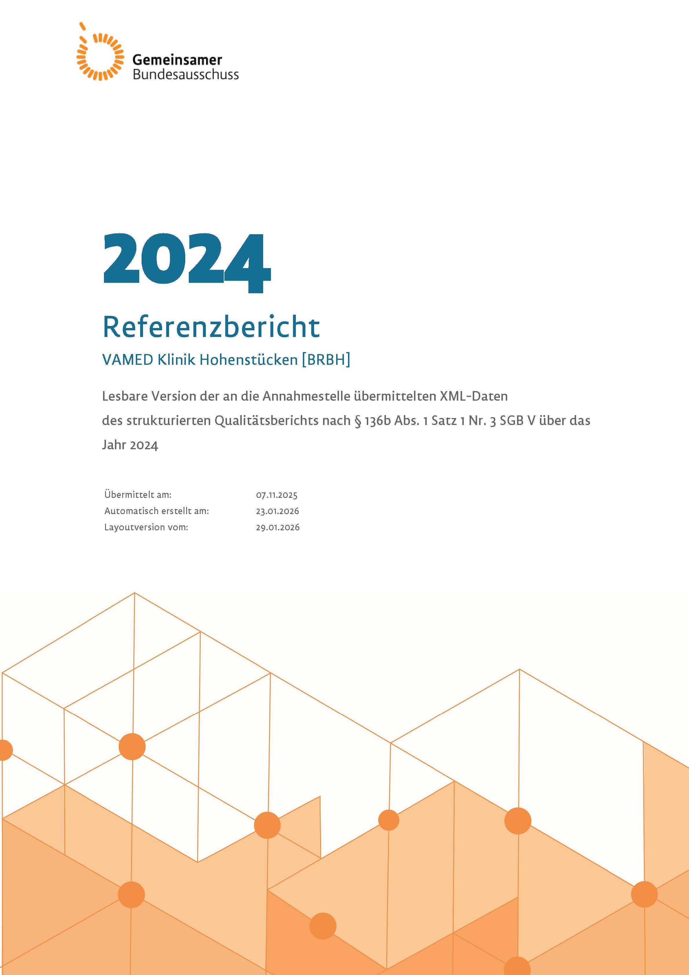 Gesetzlicher Qualitätsbericht (Stand 2024)