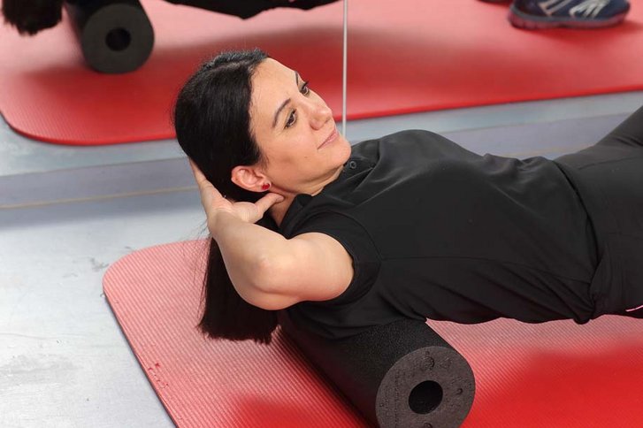 Faszientraining mit der Rolle