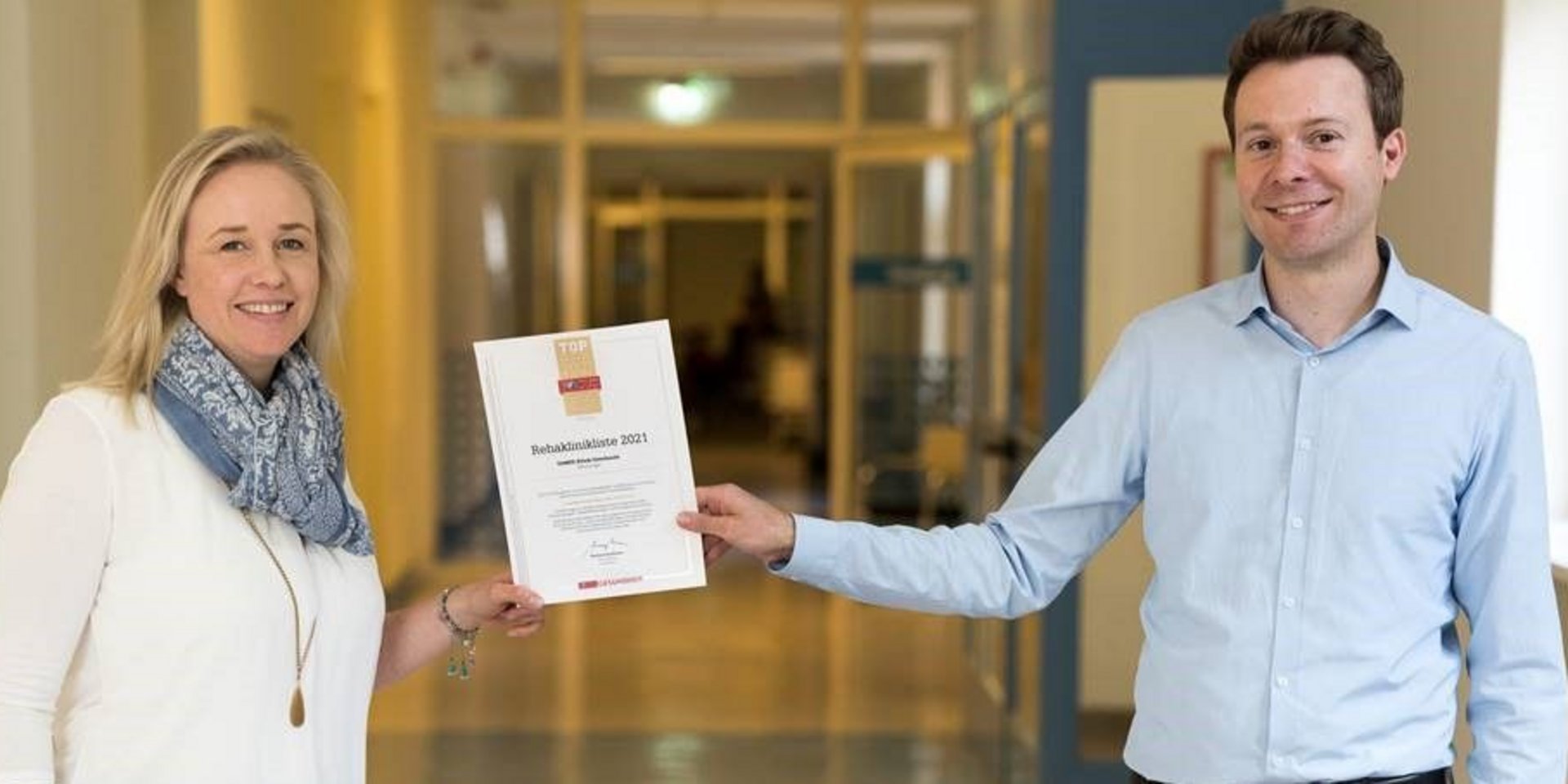FOCUS Top-Rehakliniken 2021: VITREA Klinik Geesthacht ist zum fünften Mal dabei