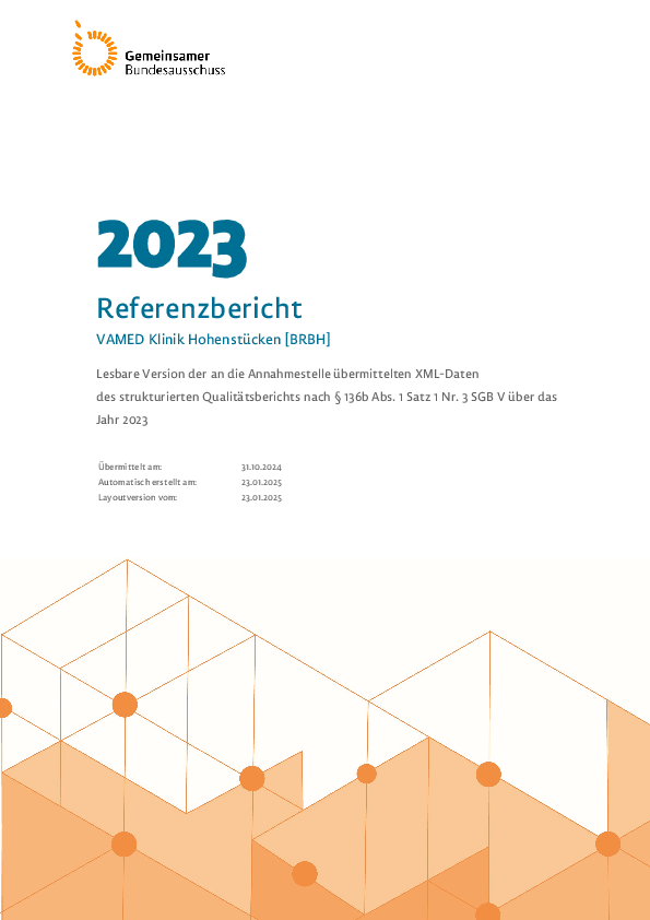 Gesetzlicher Qualitätsbericht (Stand 2023)